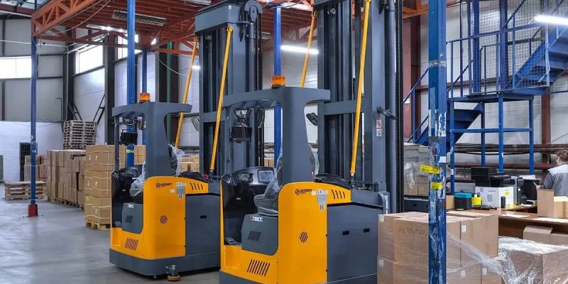 Как выбрать ричтрак для склада: сравнение разных типов